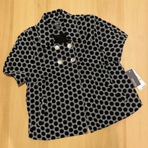 NWT Kenneth Cole shirt sleeve jacket